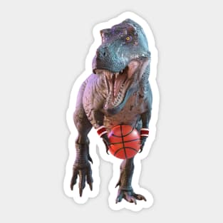 T-Rex Slam Dunk Sticker